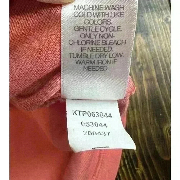 J. Jill Perfect Pima V-Neck Tee Sz 2X Pink 100% Supima Cotton *FLAW* - Picture 7 of 9